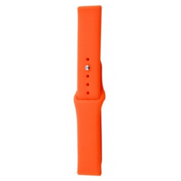 Ремешок Silicone для Samsung Watch Active/Galaxy S4 42mm/Gear S2/Xiaomi Amazfit (20mm) Orange 2