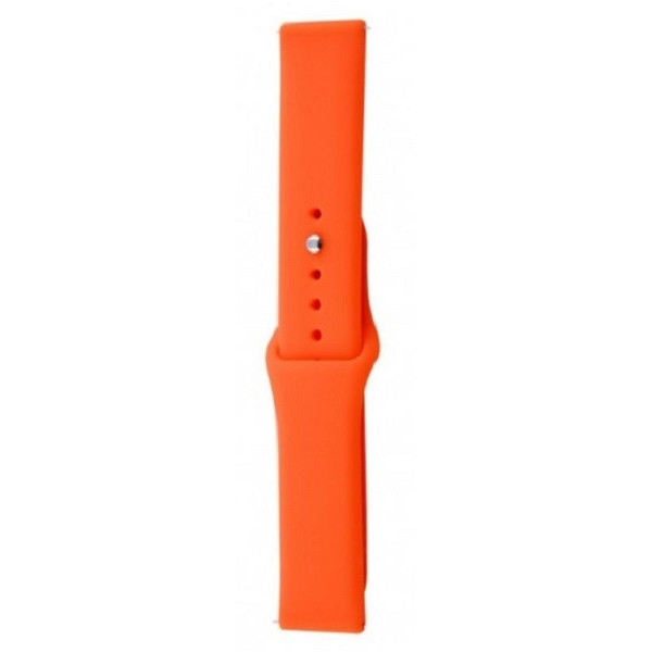 Ремінець Silicone для Samsung Watch Active/Galaxy S4 42mm/Gear S2/Xiaomi Amazfit (20mm) Orange