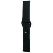Ремешок Silicone для Samsung Watch Active/Galaxy S4 42mm/Gear S2/Xiaomi Amazfit (20mm) Dark Grey