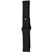 Ремінець Silicone для Samsung Watch Gear S3/Watch 46 mm/Xiaomi Amazfit (22mm) Black