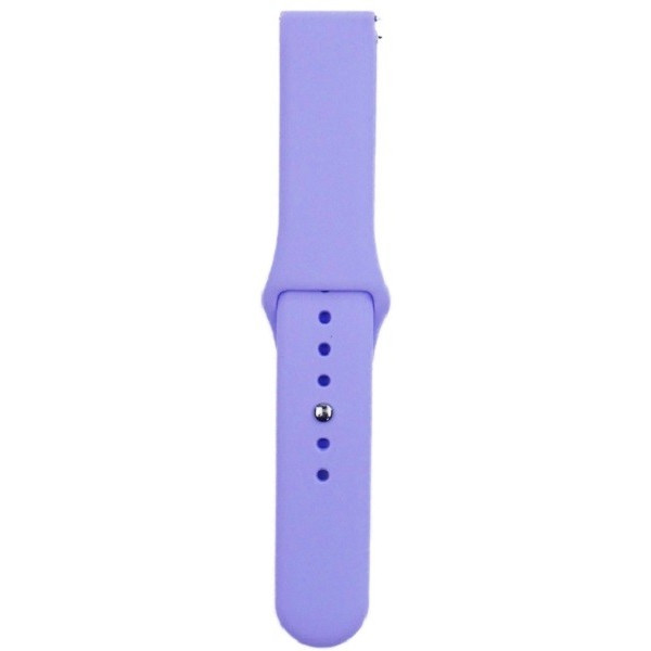 Ремінець Silicone для Samsung Watch Gear S3/Watch 46 mm/Xiaomi Amazfit (22mm) Lilac