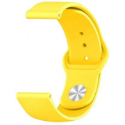 Ремінець Silicone для Samsung Watch Gear S3/Watch 46 mm/Xiaomi Amazfit (22mm) Yellow