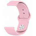 Ремешок Silicone для Samsung Watch Gear S3/Watch 46 mm/Xiaomi Amazfit (22mm) Pink