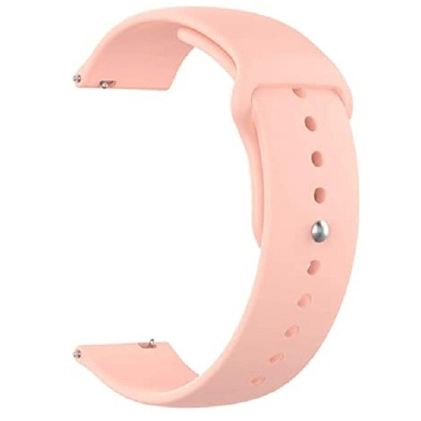 Ремінець Silicone для Samsung Watch Gear S3/Watch 46 mm/Xiaomi Amazfit (22mm) Light Pink