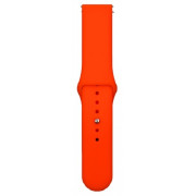 Ремінець Silicone для Samsung Watch Gear S3/Watch 46 mm/Xiaomi Amazfit (22mm) Orange