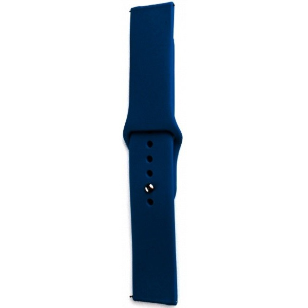 Ремінець Silicone для Samsung Watch Gear S3/Watch 46 mm/Xiaomi Amazfit (22mm) Royal Blue