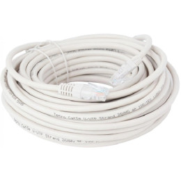 Патч-корд Tecro UTP-RJ45-1000 RJ45 Cat.5e 10м Сірий