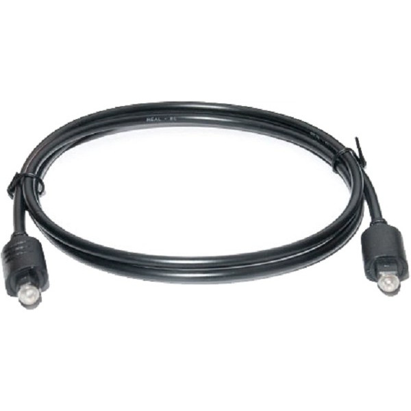 Кабель REAL-EL Optical Toslink M-M, 2м, Чорний (EL123500037)