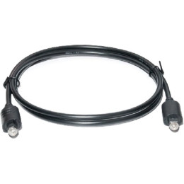 Кабель REAL-EL Optical Toslink, 1м, Чорний (EL123500036)