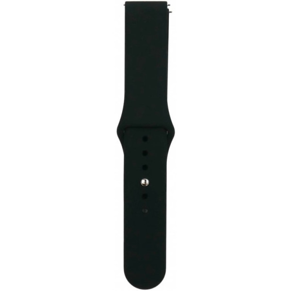 Ремешок Silicone для Samsung Watch Active/Galaxy S4 42mm/Gear S2/Xiaomi Amazfit (20mm) Black