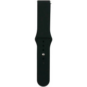 Ремінець Silicone для Samsung Watch Active/Galaxy S4 42mm/Gear S2/Xiaomi Amazfit (20mm) Black