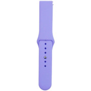 Ремінець Silicone для Samsung Watch Active/Galaxy S4 42mm/Gear S2/Xiaomi Amazfit (20mm) Lilac