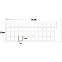 Наклейка для клавіатури Keyboard Stickers White/Black