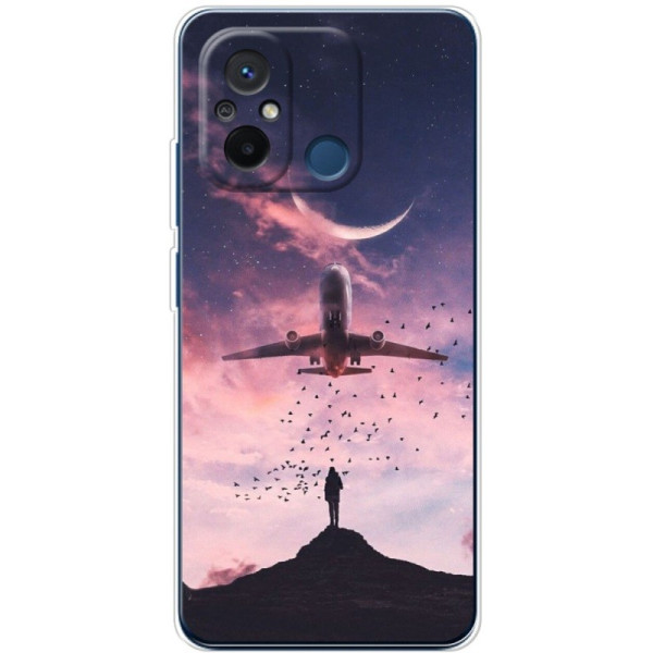 Чехол Boxface для Xiaomi Redmi 12C/11A/Poco C55 Airplane