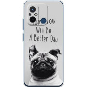 Чехол Boxface для Xiaomi Redmi 12C/11A/Poco C55 Tomorrow Will Be A Better Day