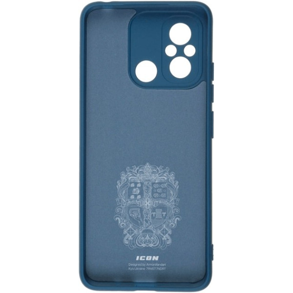 Панель ArmorStandart Icon Camera cov для Xiaomi Redmi 12C/11A/Poco C55 Dark Blue (ARM65967)