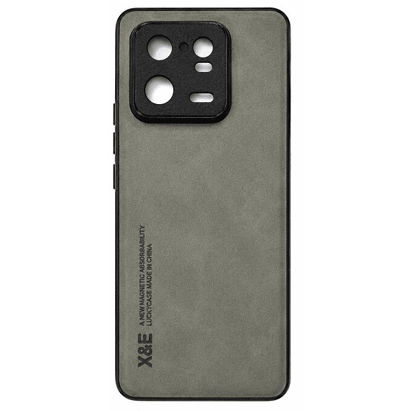 Чехол Magnet Leather Case для Xiaomi 13 Pro Light Gray