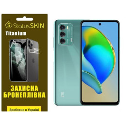 Поліуретанова плівка StatusSKIN Titanium на екран ZTE Blade V40 Глянцева