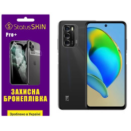 Поліуретанова плівка StatusSKIN Pro+ на екран ZTE Blade V40 Матова