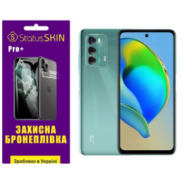 Полиуретановая пленка StatusSKIN Pro+ на экран ZTE Blade V40 Глянцевая