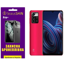 Полиуретановая пленка StatusSKIN Pro+ на экран ZTE Blade A72 Глянцевая