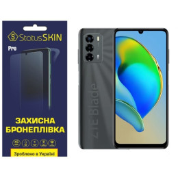 Полиуретановая пленка StatusSKIN Pro на экран ZTE Blade V40 Vita Глянцевая