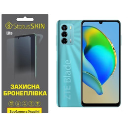 Полиуретановая пленка StatusSKIN Lite на экран ZTE Blade V40 Vita Глянцевая