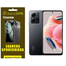 Полиуретановая пленка StatusSKIN Titanium на экран Xiaomi Redmi Note 12 4G Глянцевая