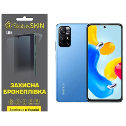 Полиуретановая пленка StatusSKIN Lite на экран Xiaomi Redmi Note 11S 5G Глянцевая