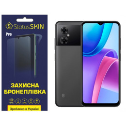 Полиуретановая пленка StatusSKIN Pro на экран Xiaomi Redmi Note 11R/Poco M4 5G Матовая