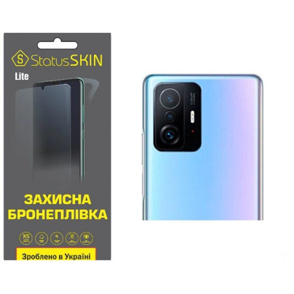 Полиуретановая пленка StatusSKIN Lite на камеру Xiaomi 11T/11T Pro Глянцевая