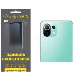 Полиуретановая пленка StatusSKIN Lite на камеру Xiaomi Mi 11 Lite/11 Lite 5G Глянцевая