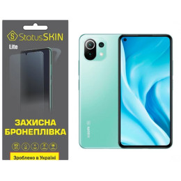 Полиуретановая пленка StatusSKIN Lite на экран Xiaomi Mi 11 Lite/11 Lite 5G Глянцевая