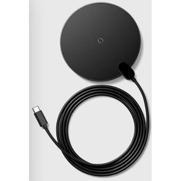 Бездротовий зарядний пристрій Baseus Digital LED Display Gen 2 Wireless 15W Charger Black (CCED000001)