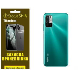 Полиуретановая пленка StatusSKIN Titanium на корпус Xiaomi Redmi Note 10 5G/11 SE/Poco M3 Pro Глянцевая