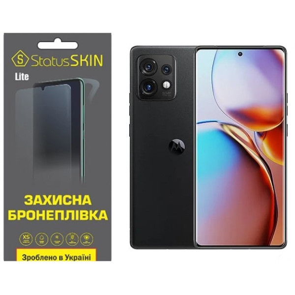 Полиуретановая пленка StatusSKIN Lite на экран Motorola X40 Матовая
