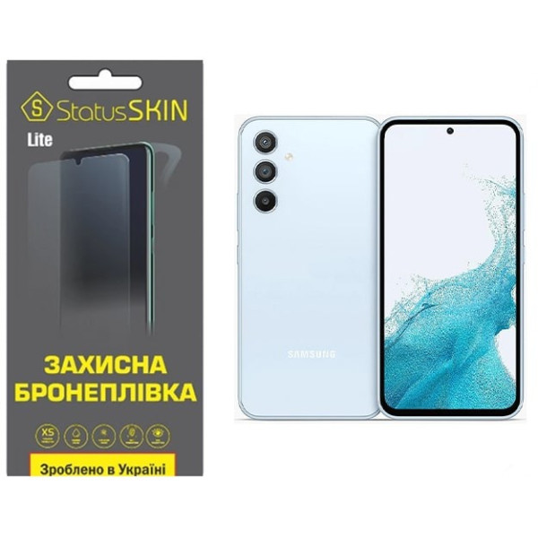 Полиуретановая пленка StatusSKIN Lite на экран Samsung A54 5G A546 Глянцевая