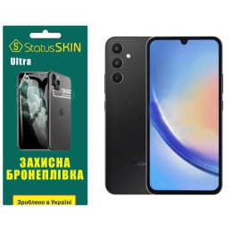 Полиуретановая пленка StatusSKIN Ultra на экран Samsung A34 5G A346 Глянцевая