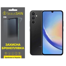 Полиуретановая пленка StatusSKIN Lite на экран Samsung A34 5G A346 Глянцевая