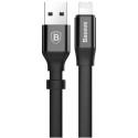 Кабель Baseus Nimble Portable USB to Lightning 0.23m Black (CALMBJ-B01)