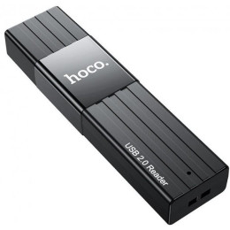 Кардрідер Hoco HB20 Mindful 2-in-1 USB3.0 Black