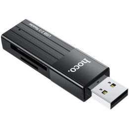 Кардрідер Hoco HB20 Mindful 2-in-1 USB3.0 Black