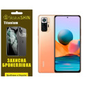 Полиуретановая пленка StatusSKIN Titanium на экран Xiaomi Redmi Note 10 Pro Глянцевая