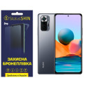 Полиуретановая пленка StatusSKIN Pro на экран Xiaomi Redmi Note 10 Pro Матовая
