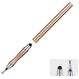 Стилус ручка Universal Drawing 2 в 1 для планшетів і смартфонів Gold