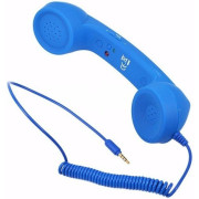 Ретро трубка High Quality Classic 3.5mm Mic Blue