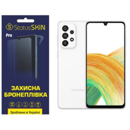 Полиуретановая пленка StatusSKIN Pro на экран Samsung A33 A336 Глянцевая