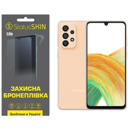Полиуретановая пленка StatusSKIN Lite на экран Samsung A33 A336 Матовая