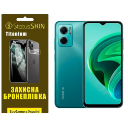 Полиуретановая пленка StatusSKIN Titanium на экран Xiaomi Xiaomi Redmi 10 5G/Note 11E Глянцевая