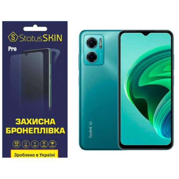 Полиуретановая пленка StatusSKIN Pro на экран Xiaomi Redmi 10 5G/Note 11E Глянцевая